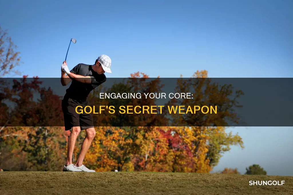 how to engage your core golf