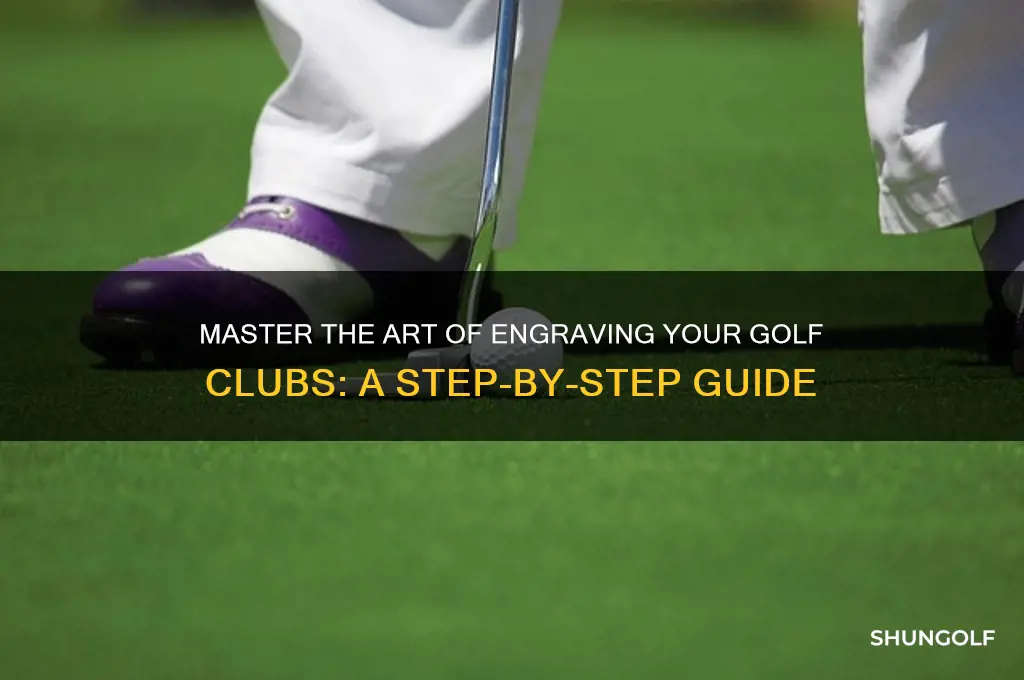 how to engrave golf clubs