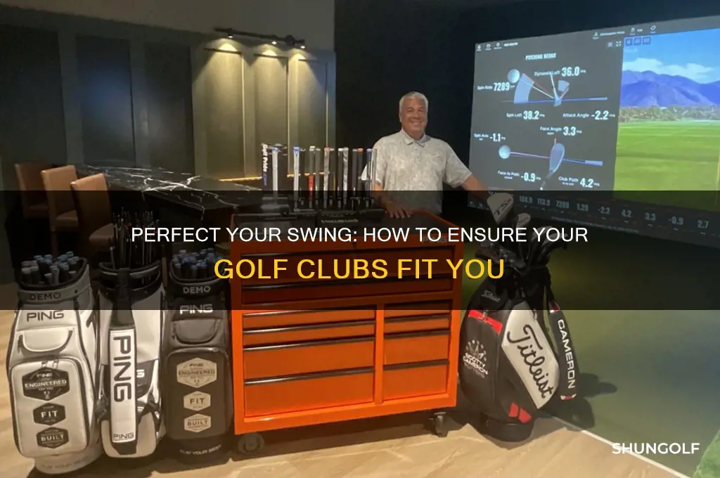 how to ens ure your golf clubs fit you