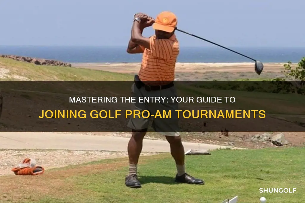how to enter the golf pro am