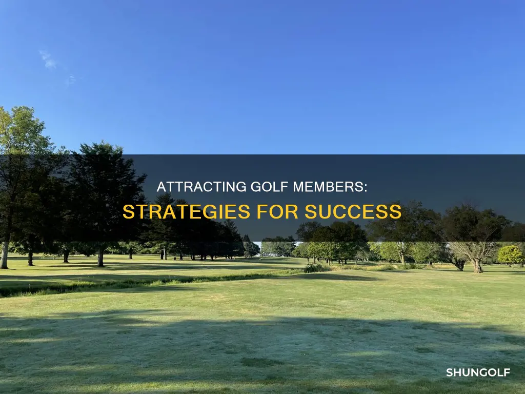how to entice golf members
