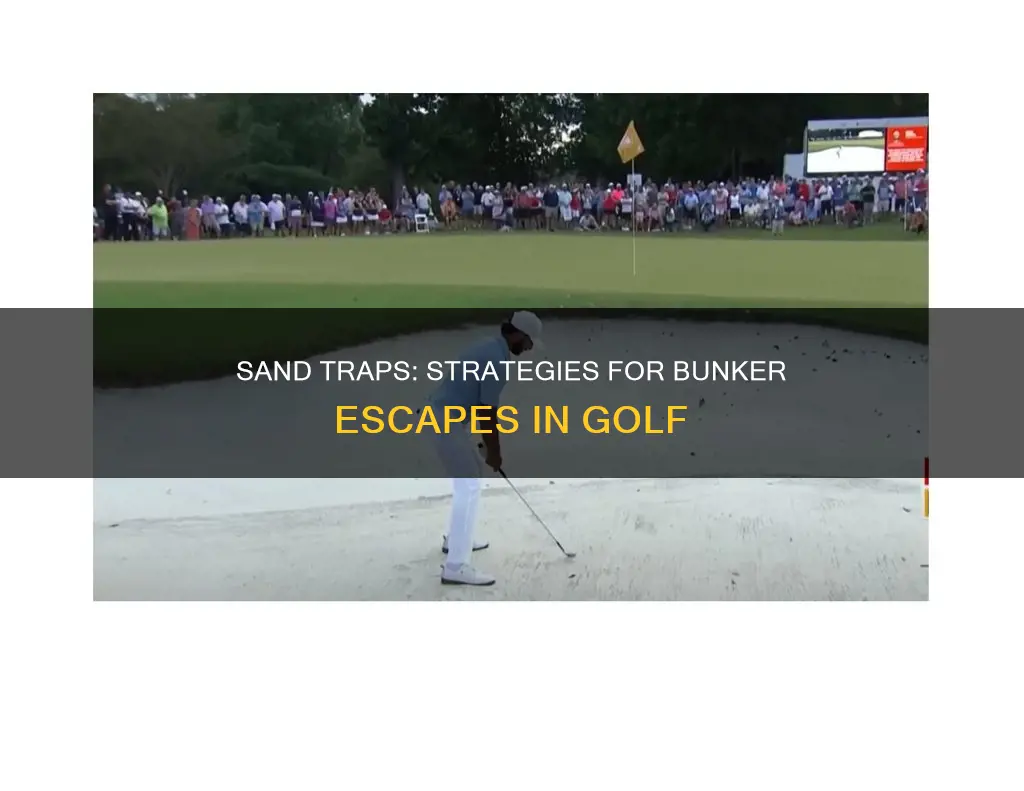 how to escape bunkers in golf