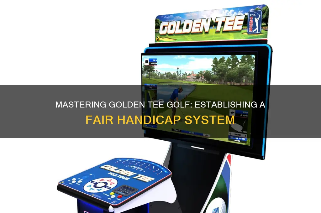 how to establish a golden tee golf match handycap