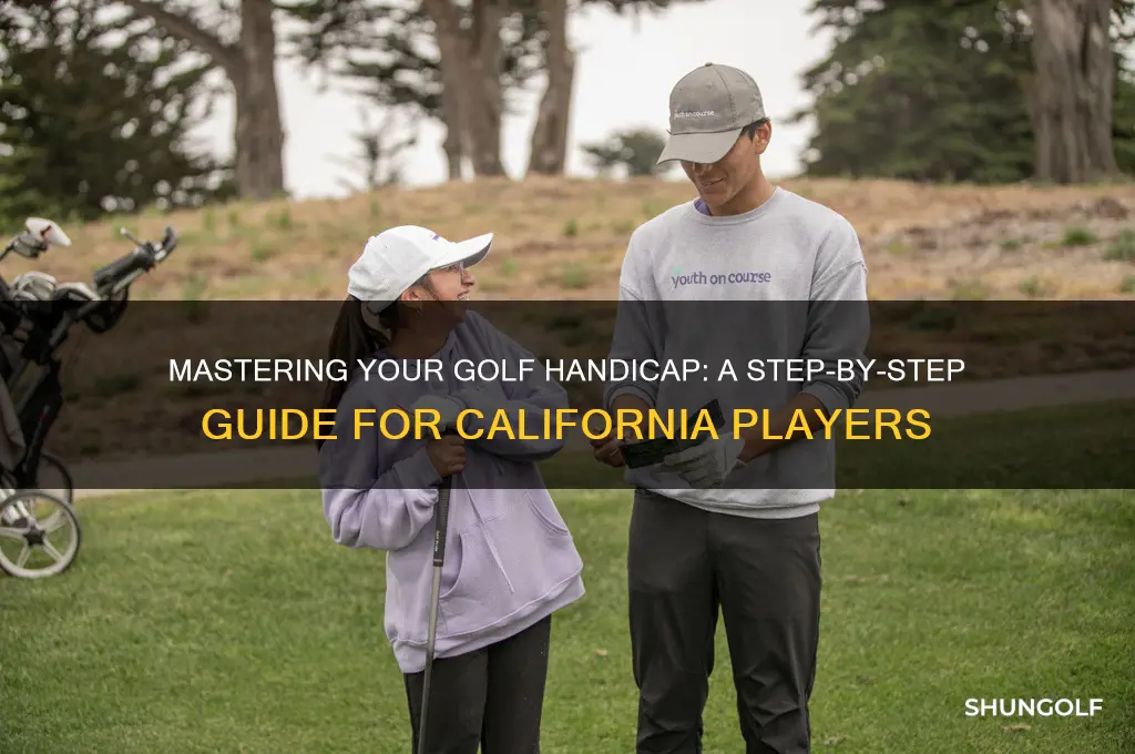 how to establish a golf handicap in california