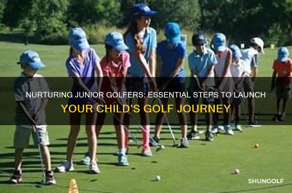 how to establish your child as a junior golfer