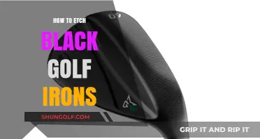 Mastering the Art of Etching Black Golf Irons: A Step-by-Step Guide