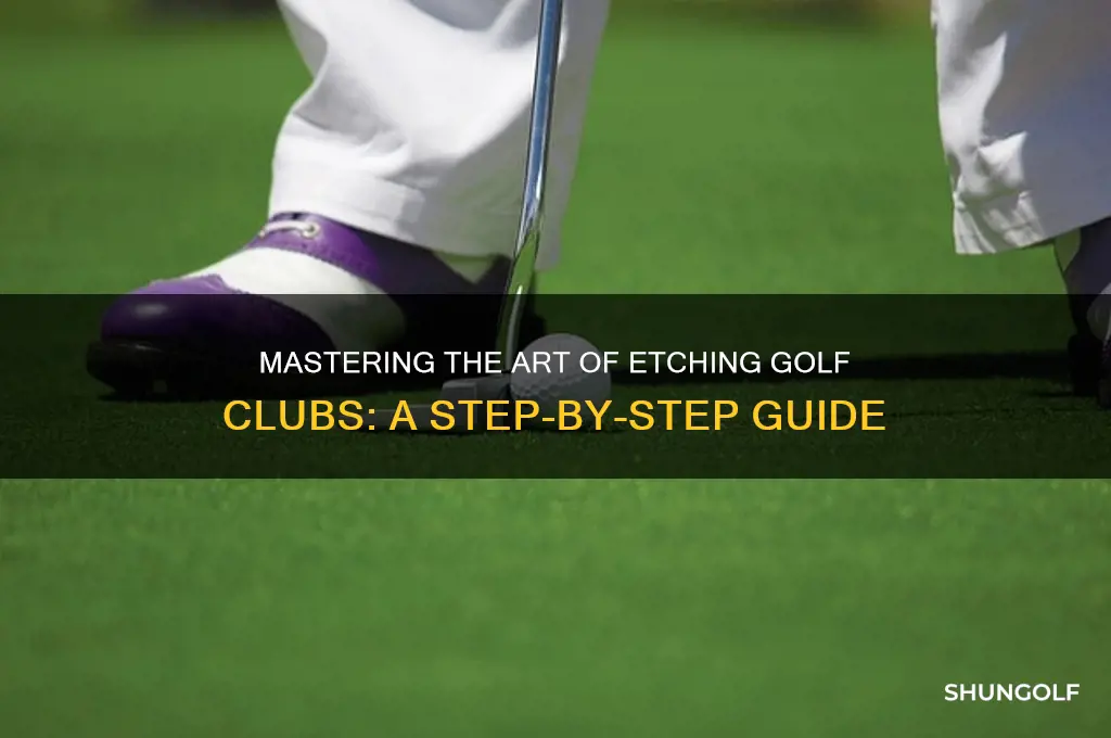 how to etch golf clubs