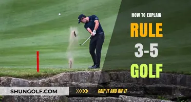 Understanding Rule 3-5 in Golf: A Simple Explanation for Players