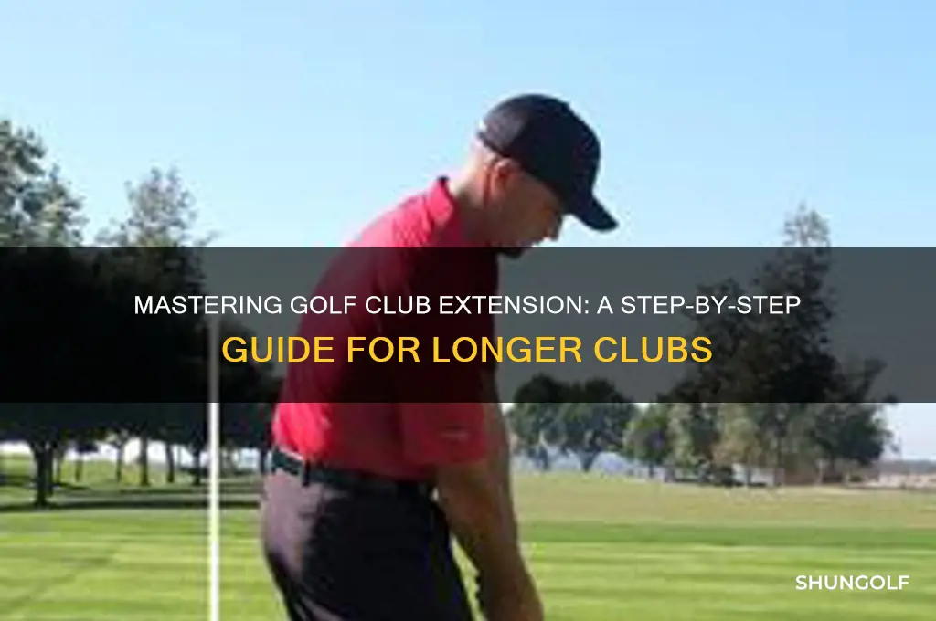 how to extend a golf club