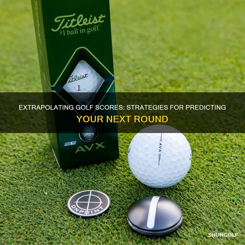 how to extrapolate a golf score