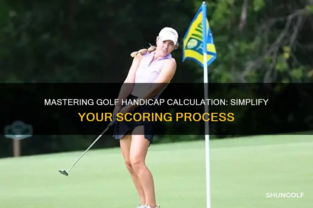 how to factor golf handicap