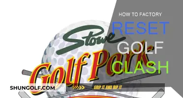 Golf Clash: Factory Reset and Fresh Start
