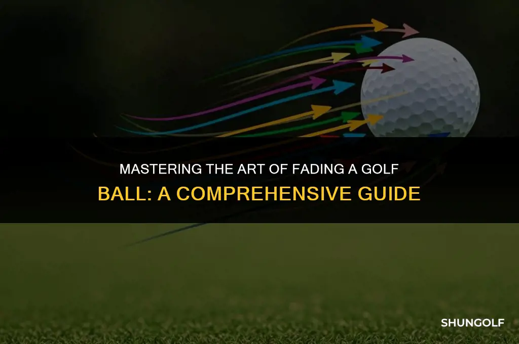 how to fade a golf ball step by step
