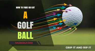 Mastering the Art of Fading and Cutting a Golf Ball