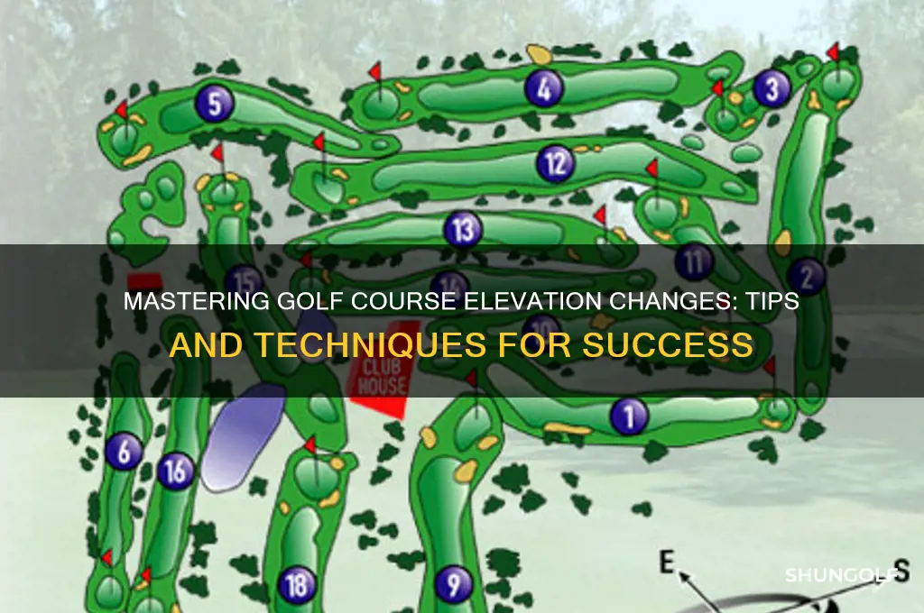 how to figure elevation changes on golf course