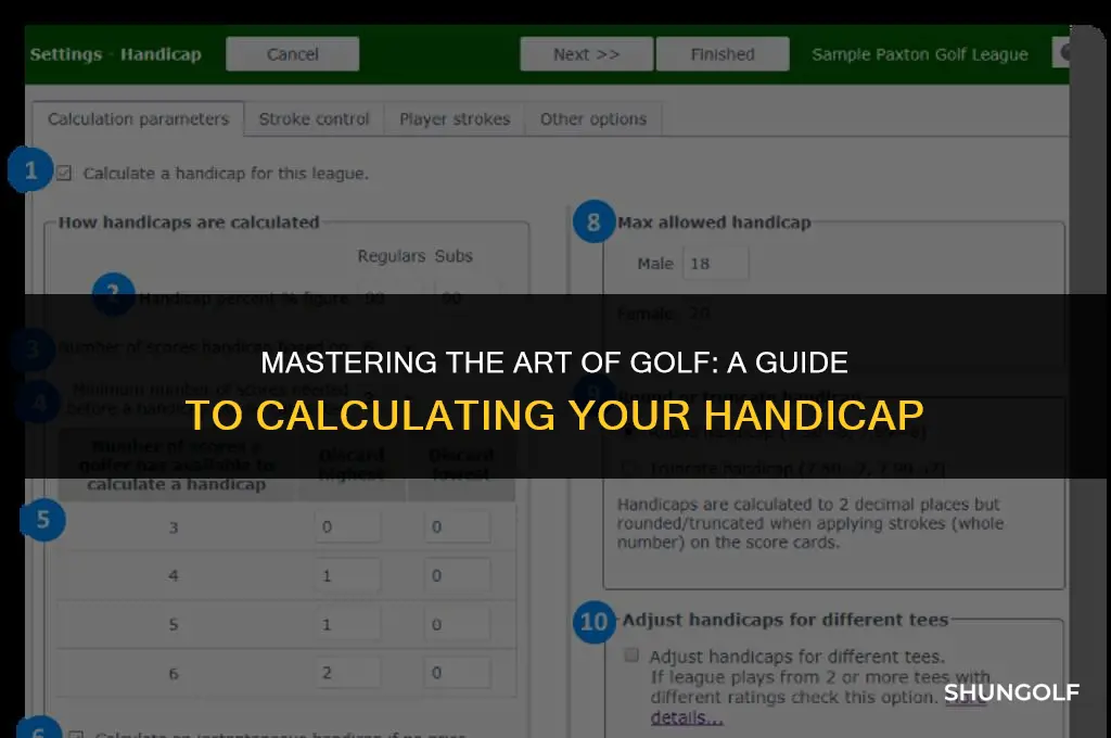 how to figure golf alt shot hdcp