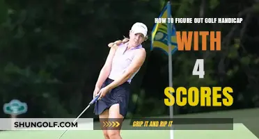 Mastering Your Golf Handicap: Calculating with Just Four Scores
