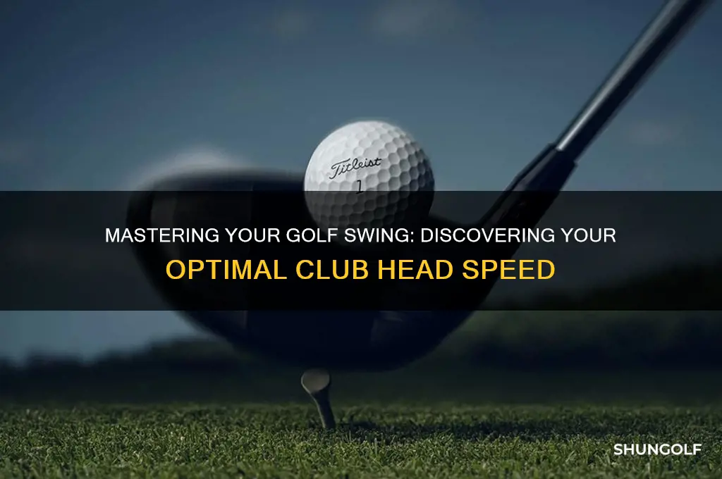 how to figure out my golf club head speed