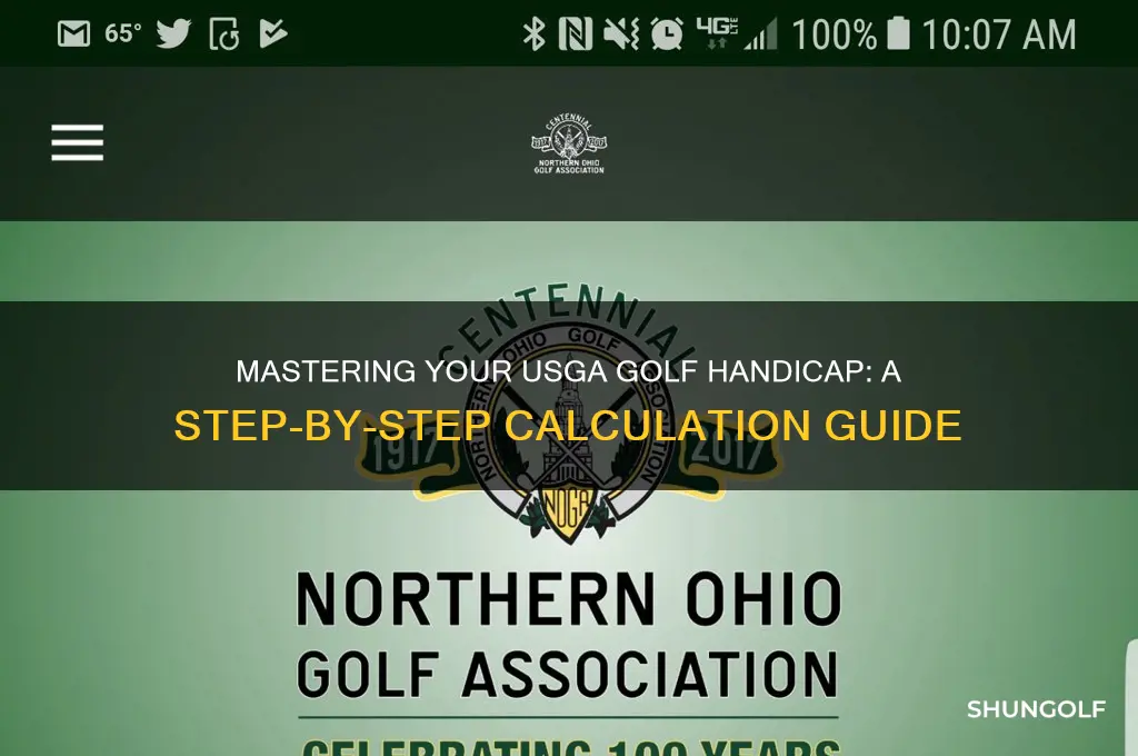 how to figure usga golf handicap