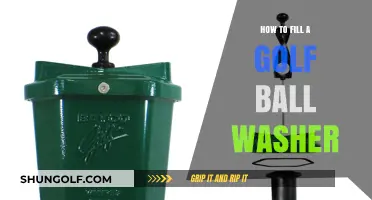Mastering the Art of Filling Your Golf Ball Washer: Tips and Tricks