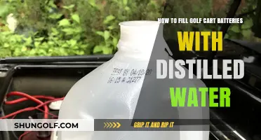 Properly Filling Golf Cart Batteries with Distilled Water: A Step-by-Step Guide