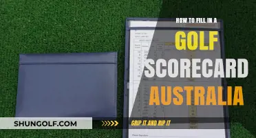 Mastering the Art of Filling a Golf Scorecard in Australia
