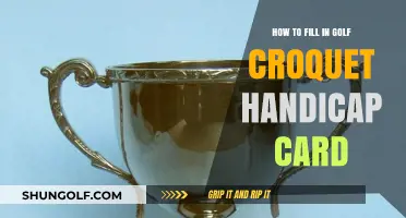 Mastering Golf Croquet: A Guide to Filling Your Handicap Card