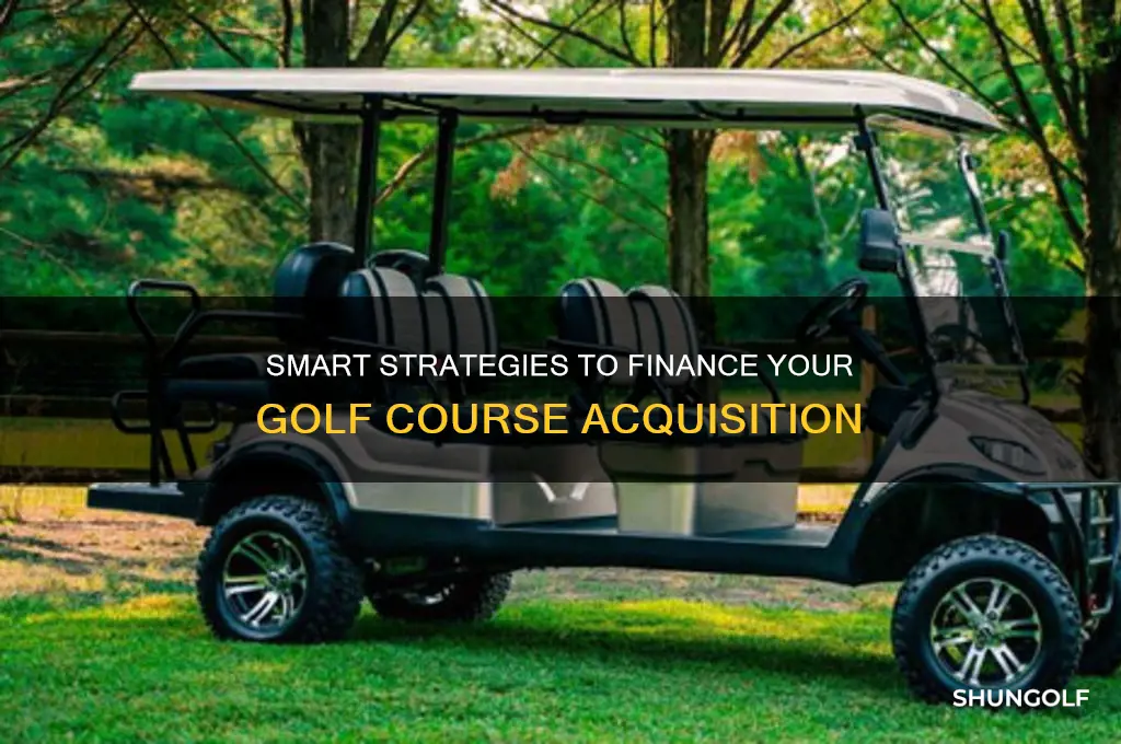 how to finance buying a golf course