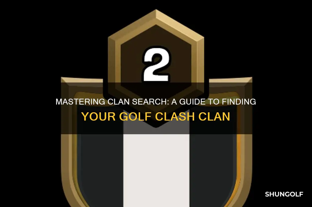 how to find a clan golf clash