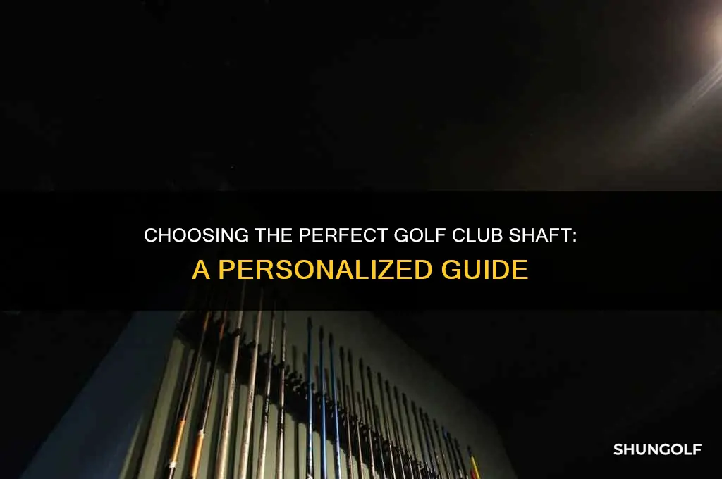 how to find a golf club shaft right for you