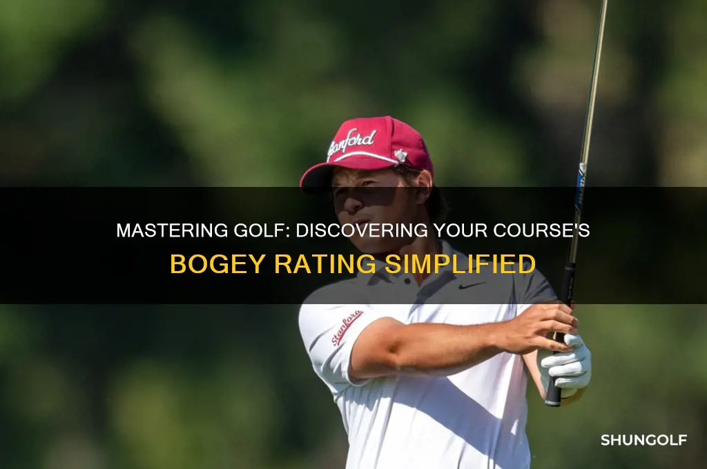 how to find a golf course bogey rating