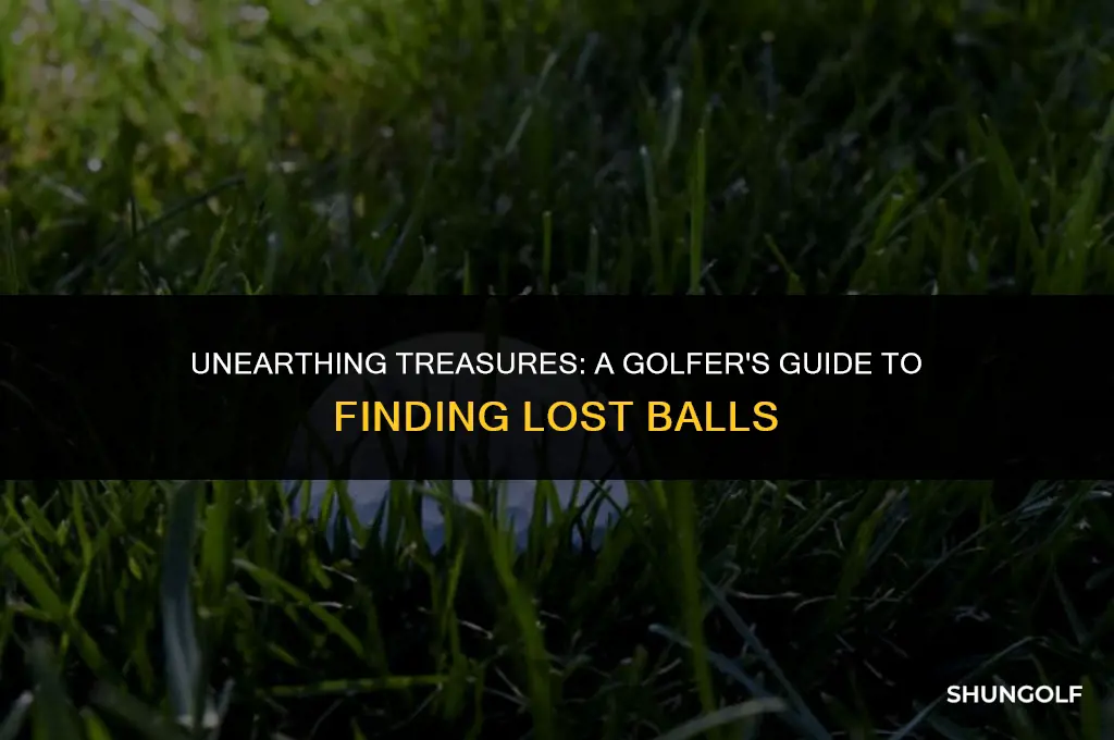 how to find a lot of golf balls