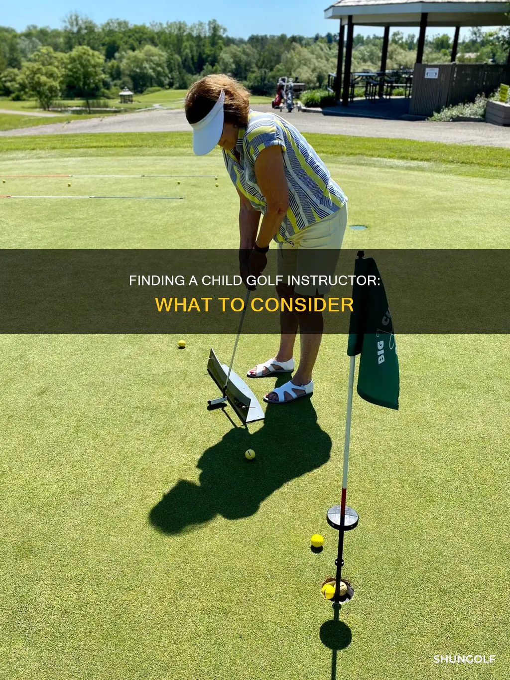 how to find child golf instructor