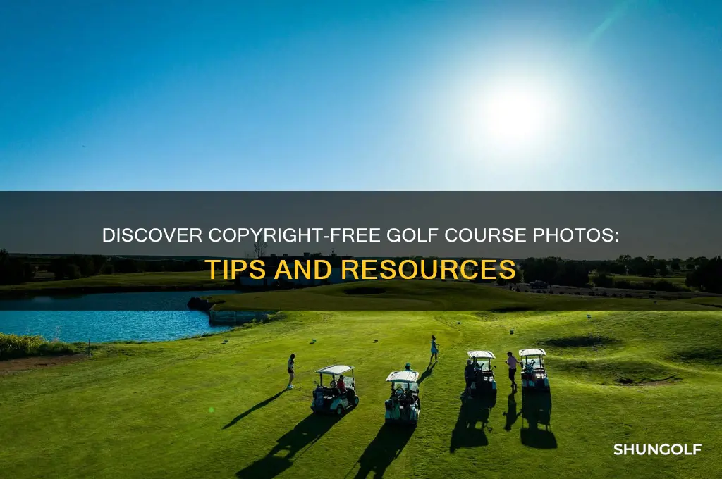 how to find copyright free golf course photos