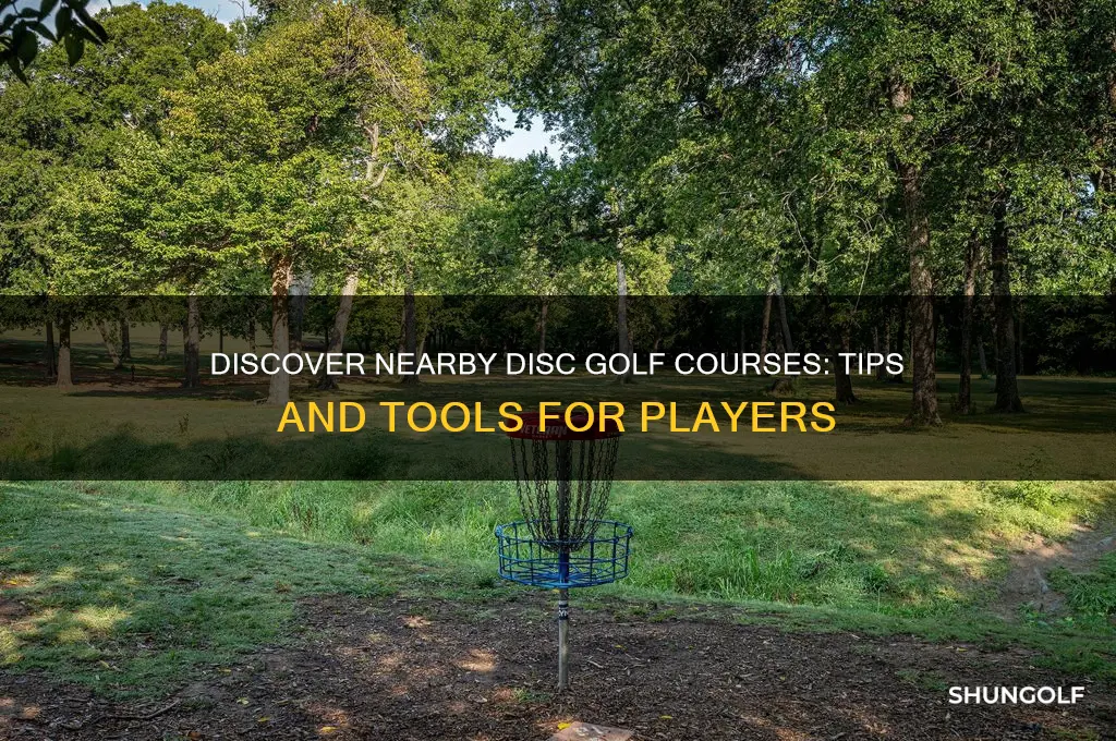 how to find disc golf courses