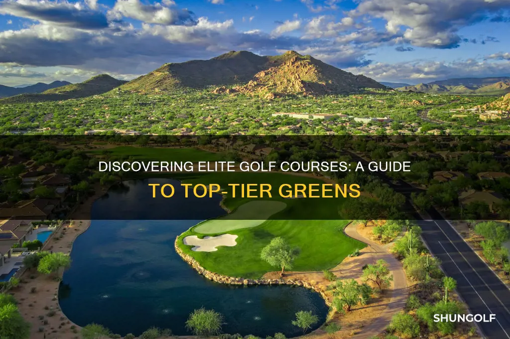 how to find elite golf courses