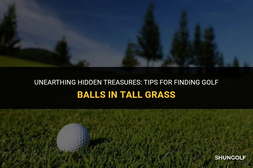 how to find golf balls in tall grass