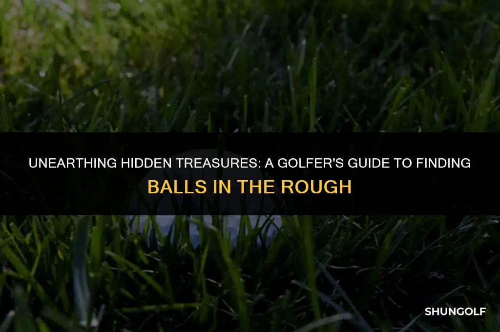 how to find golf balls in the rough
