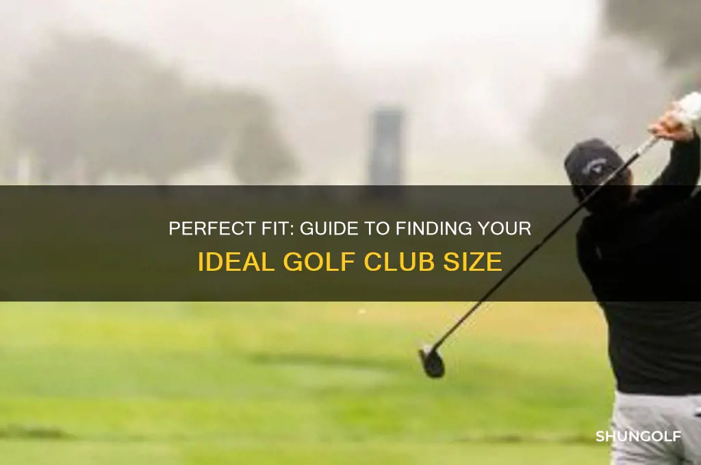 how to find golf club size