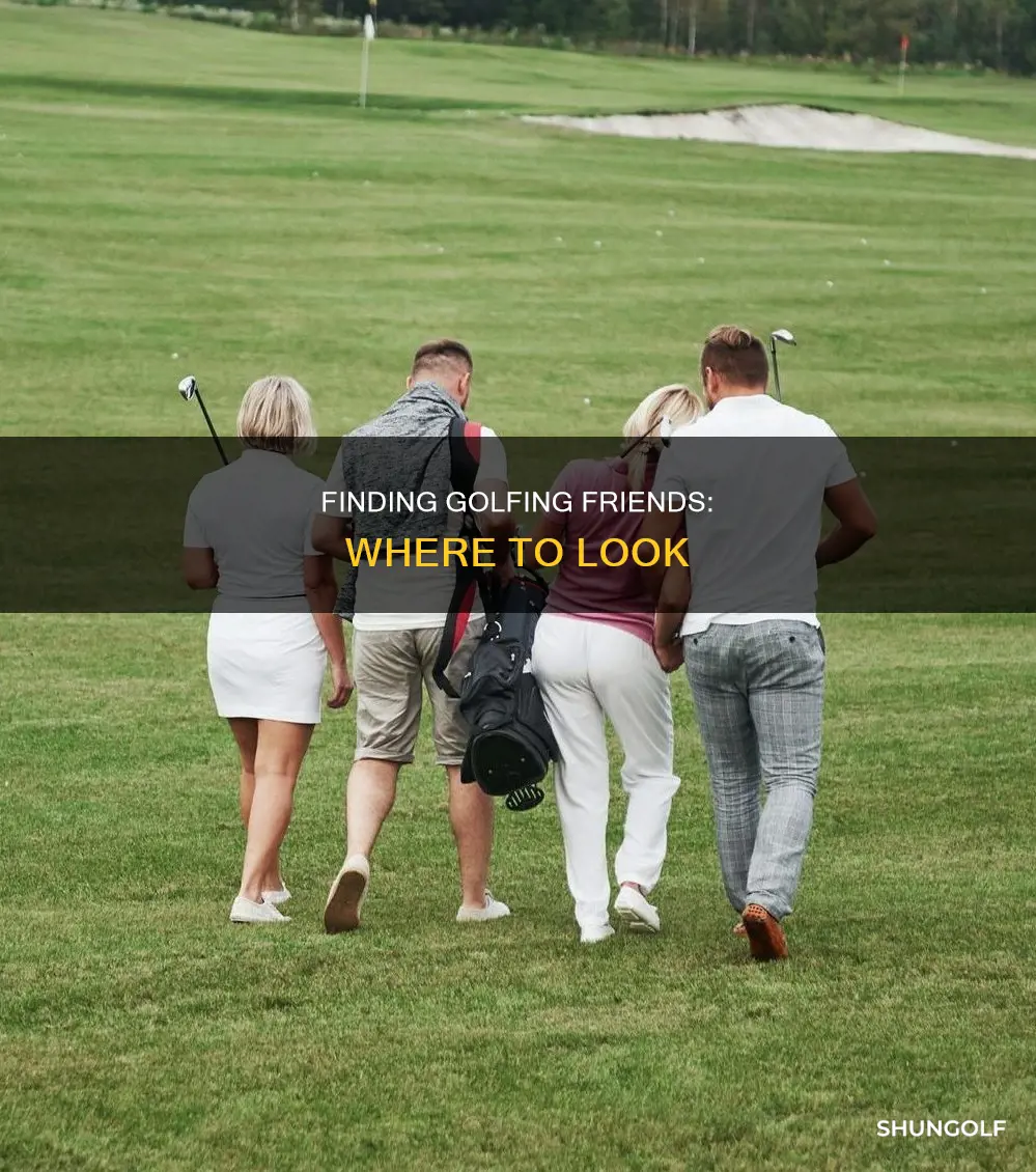 how to find golf friends
