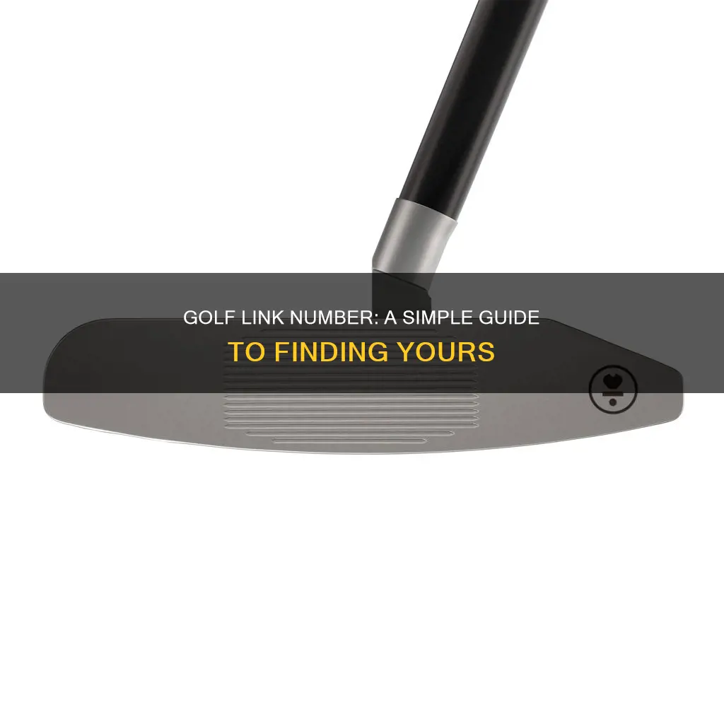 how to find golf link number