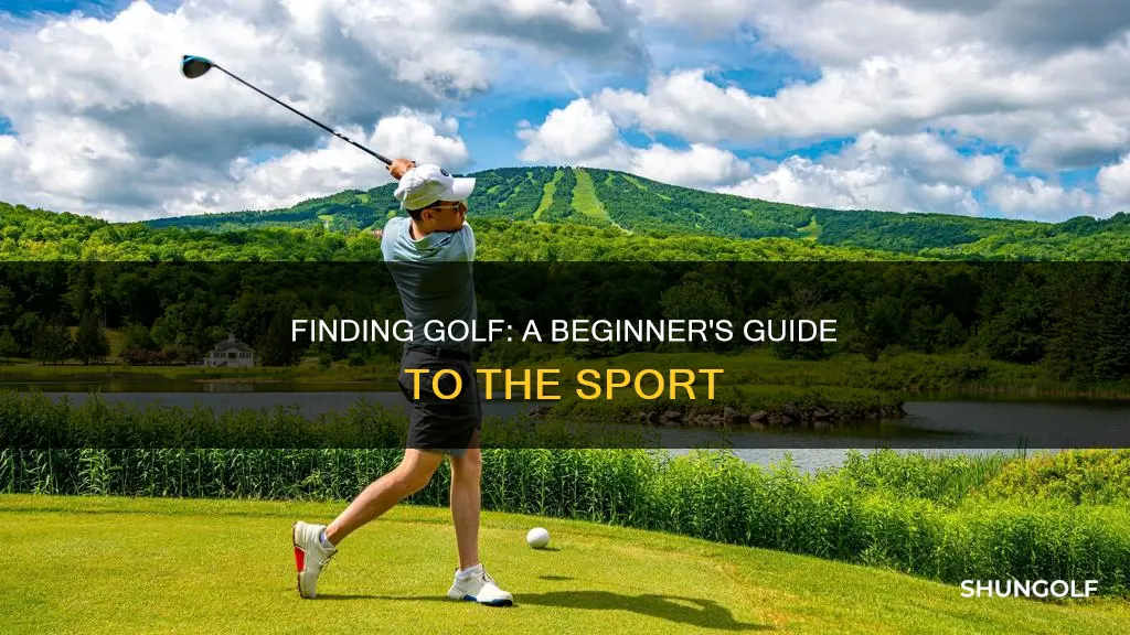 how to find golf