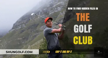 Uncovering Secrets: Locating Hidden Files in Your Golf Club
