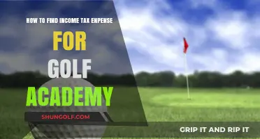 Calculating Income Tax Expenses for Your Golf Academy: A Guide