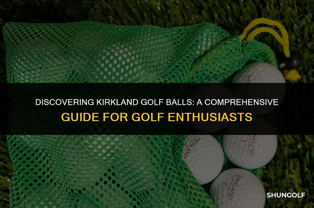 how to find kirkland golf balls
