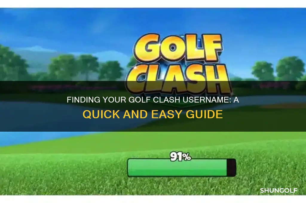 how to find my golf clash username