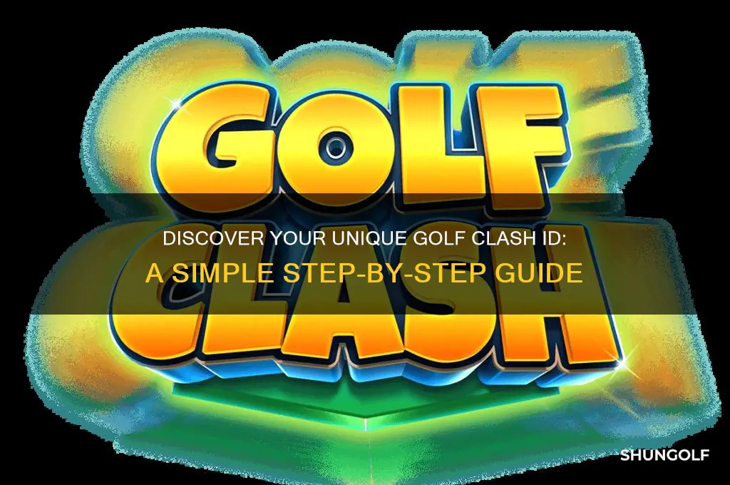 how to find my unique golf clash id