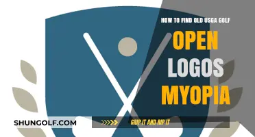 Discovering Vintage USGA Golf Open Logos at Myopia Hunt Club