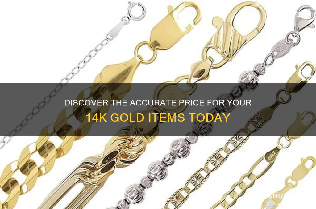 how to find price for 14k golf