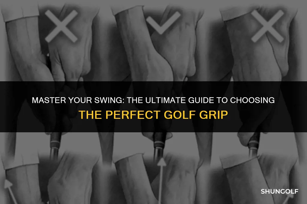 how to find right golf grip for my swingwing